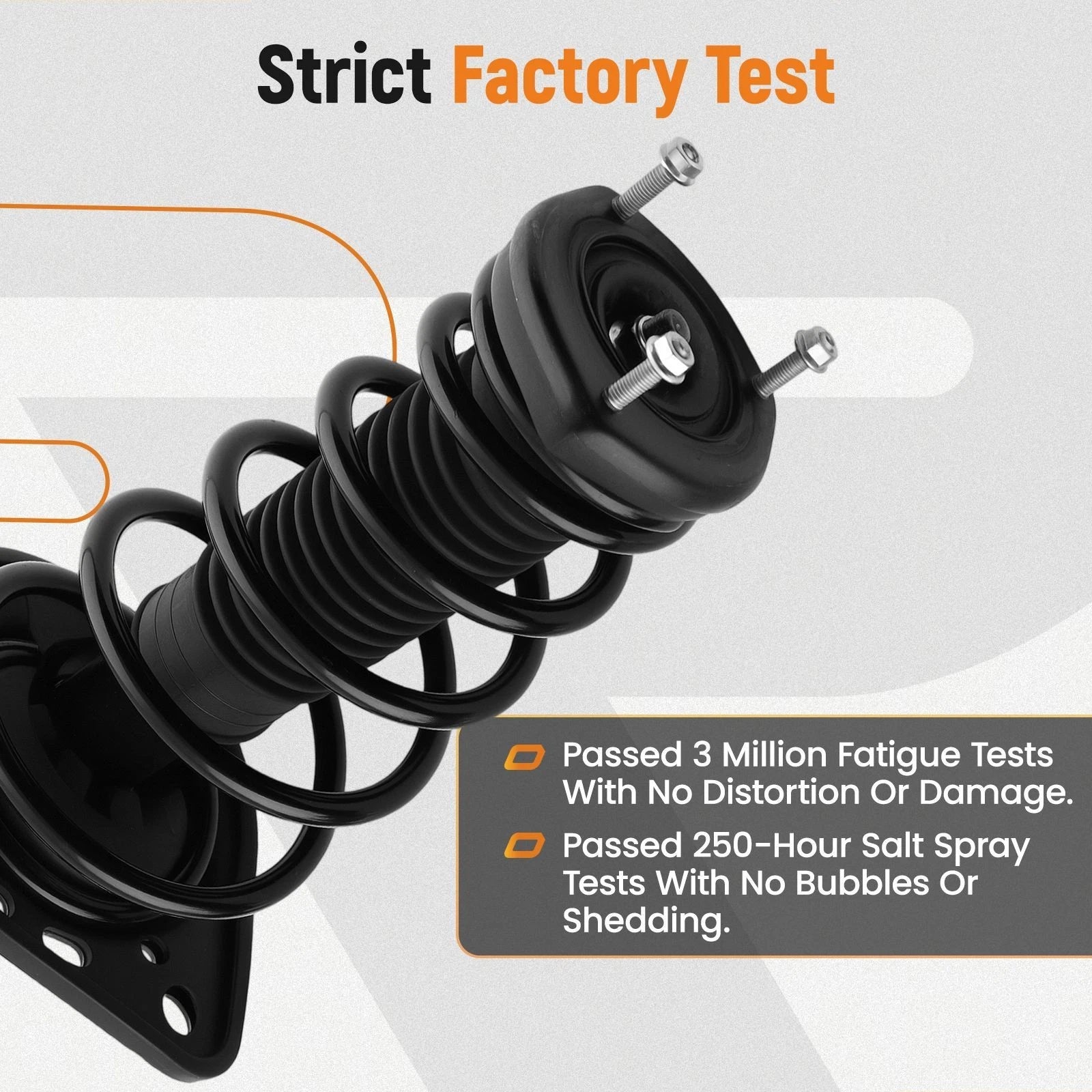 Pair Rear Struts w/Coil Springs Assembly for Lexus ES300h ES350 (2013–2020)