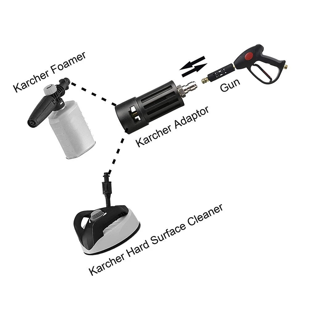 Pressure Washer Adapter for Power Washer 1/4in Quick Connect