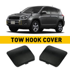 2X Front Bumper Tow Hook Caps for Toyota RAV4 (2006–2008)