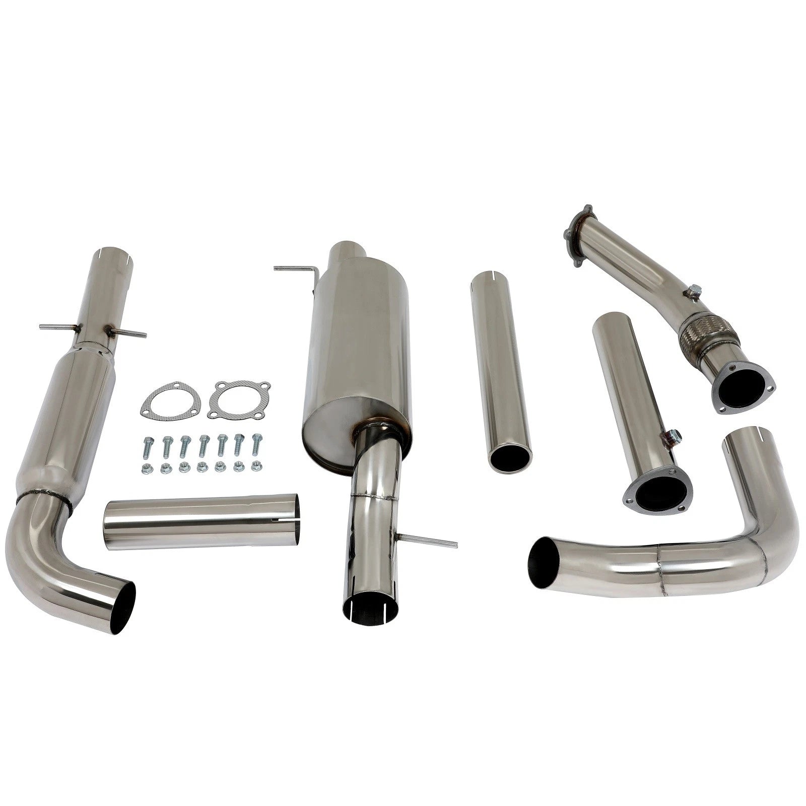 3" Exhaust Pipe for VW Golf Jetta MK4 1.8L (1999–2005) - Stainless Steel, 2.5" Tip