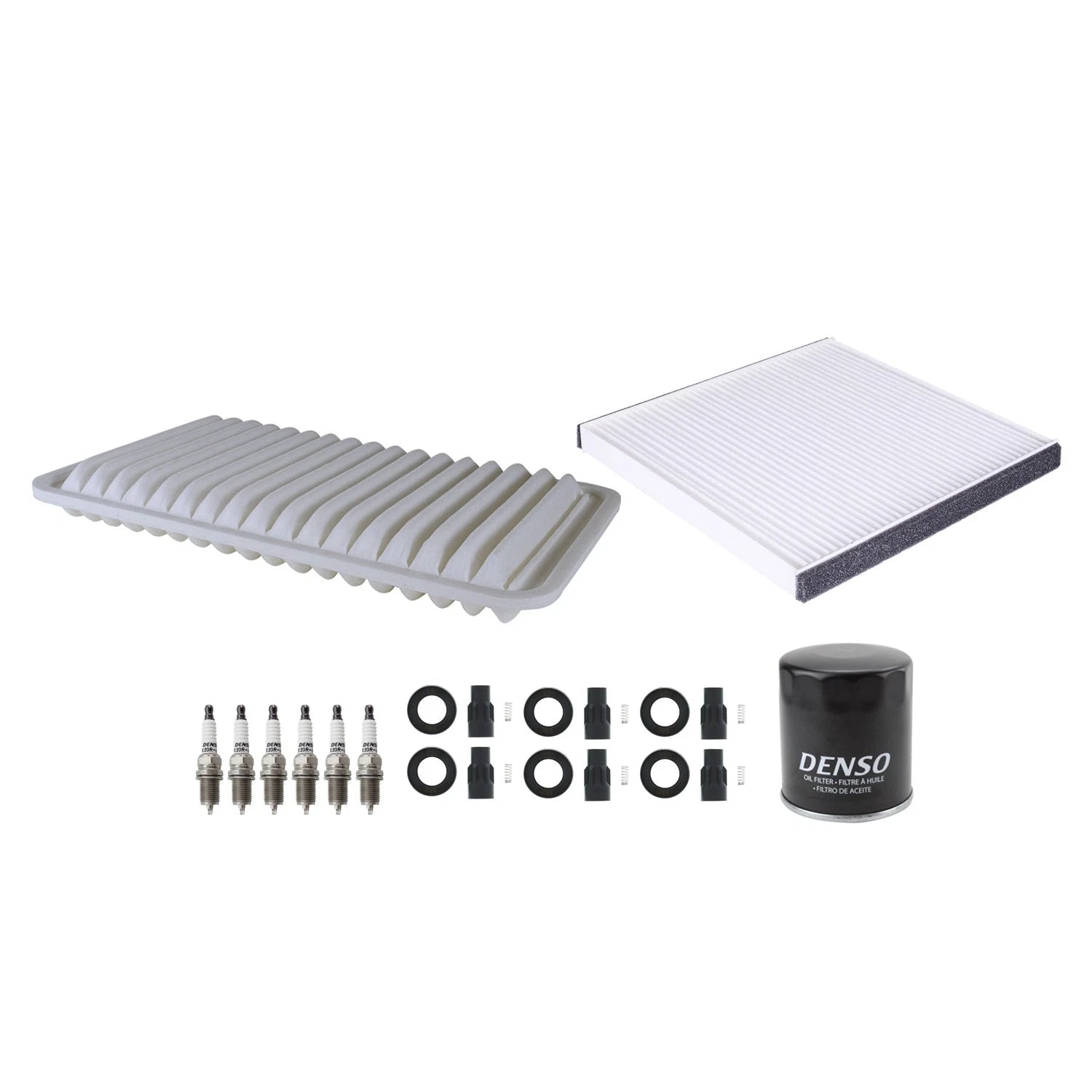 Denso 6 Spark Plug & Boot Kit for Camry ES330 RX330 Sienna Solara V6 (2002–2006)