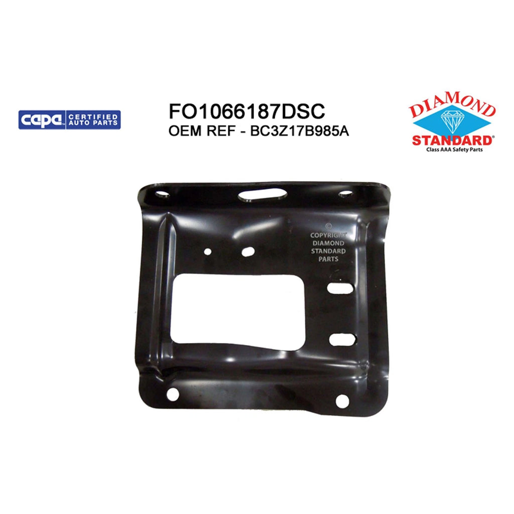 Replacement Steel Front Driver Side Bumper Mounting Plate (See Compatible Chart)