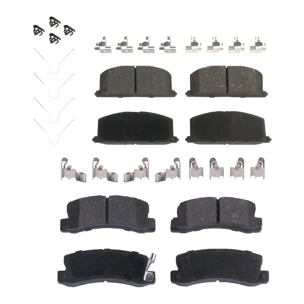 Set of 4 Ceramic Brake Pads for Toyota Celica (1986–1989)