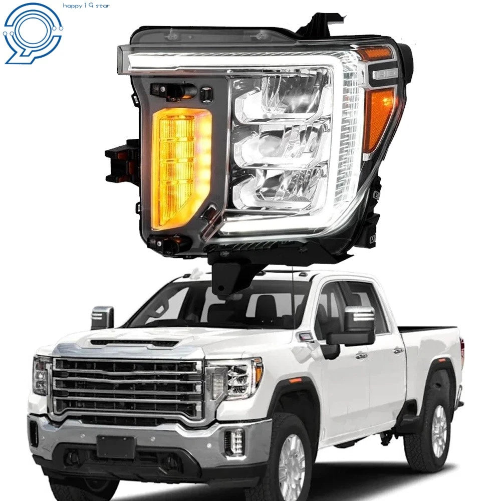 Full LED Headlight with Signal for GMC Sierra 2500/3500 HD (2020–2023)