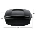Black King Trunk Luggage Rack Solo Mount for Harley Touring (2014-2025)