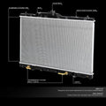 Aluminum Cooling Radiator for Acura Legend (1991–1995) DPI 1278