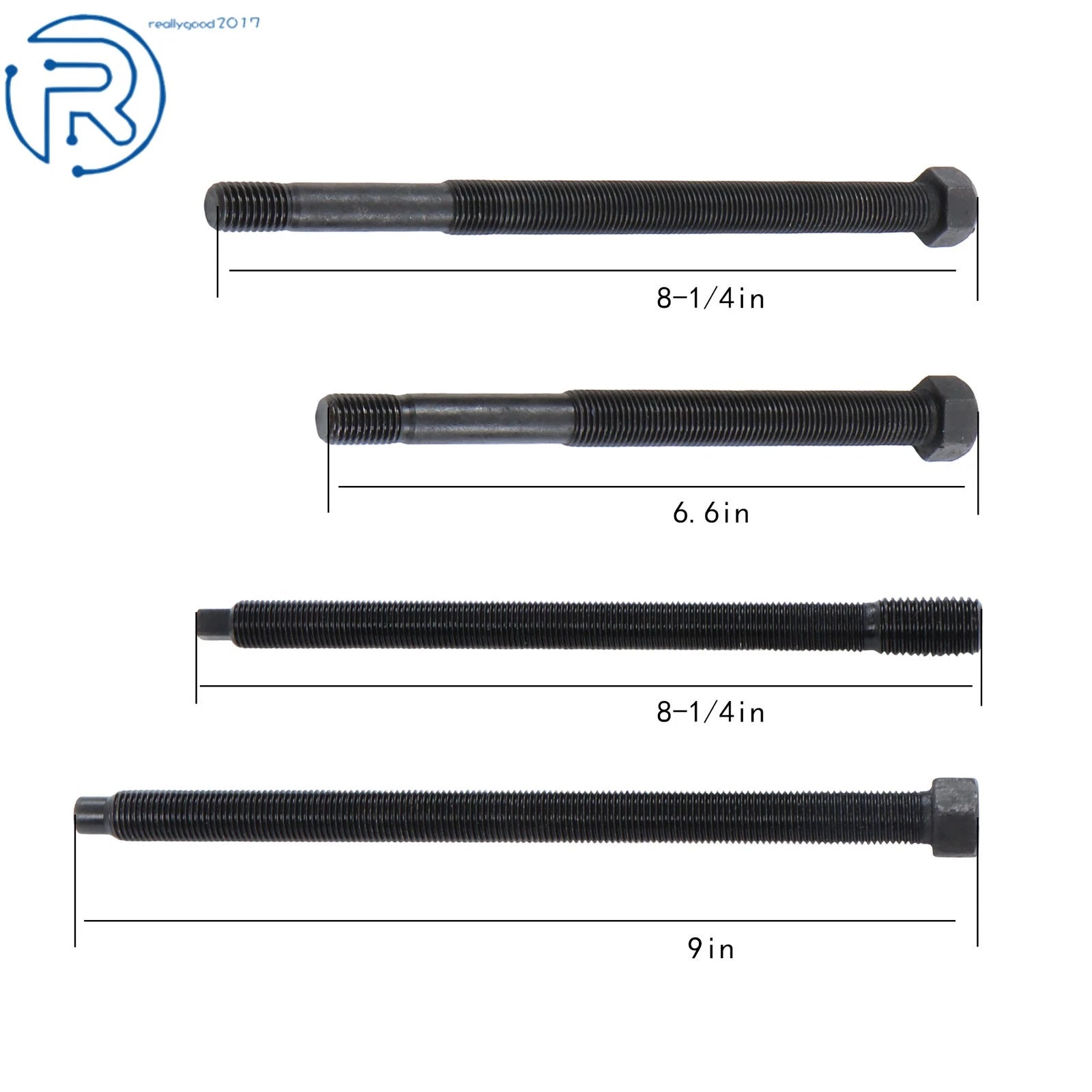 5 Pcs Long Reach Harmonic Balancer Installer Tool Kit for Ford Dodge Chrysler