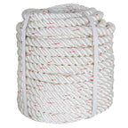 Set of 2 Polyester Braided Ropes for Multipurpose Use (100' Length)