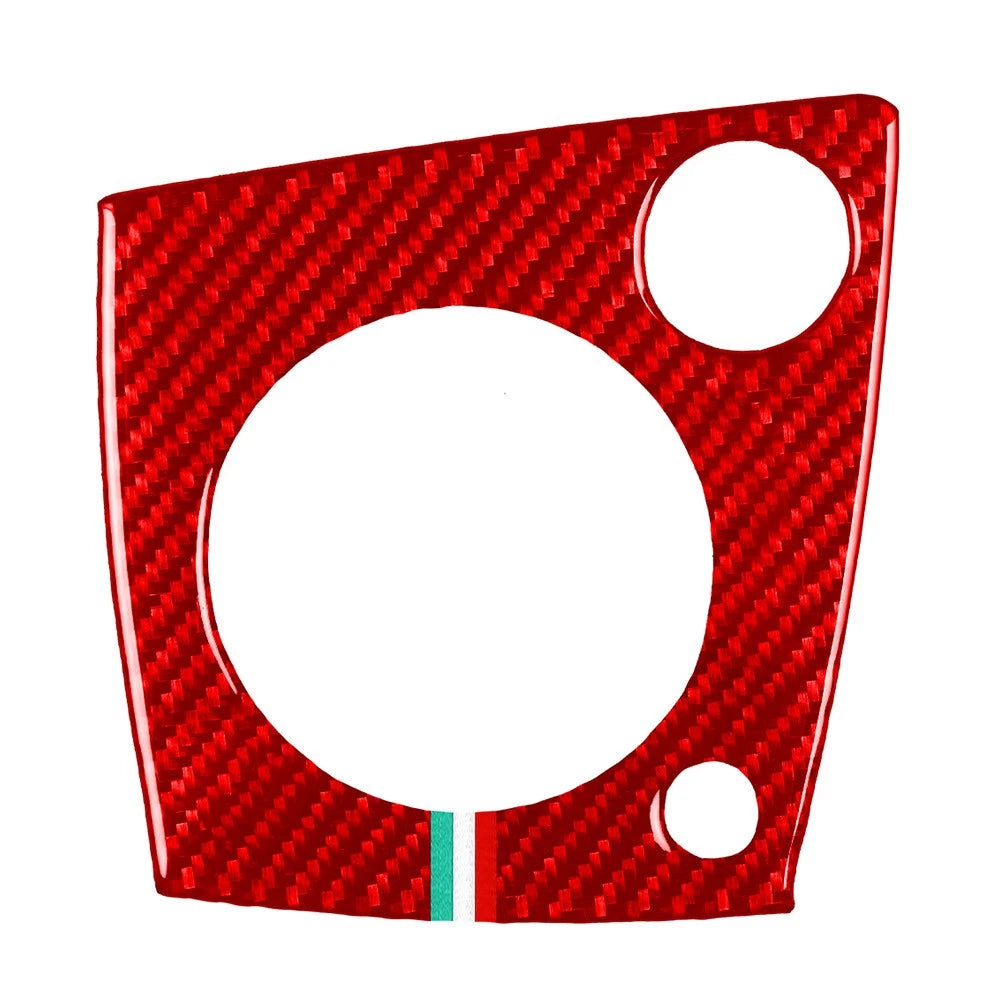 Gear Shift Panel Cover Trim for Alfa Romeo 159 Brera Spider (2006–2011) Carbon Fiber RedA