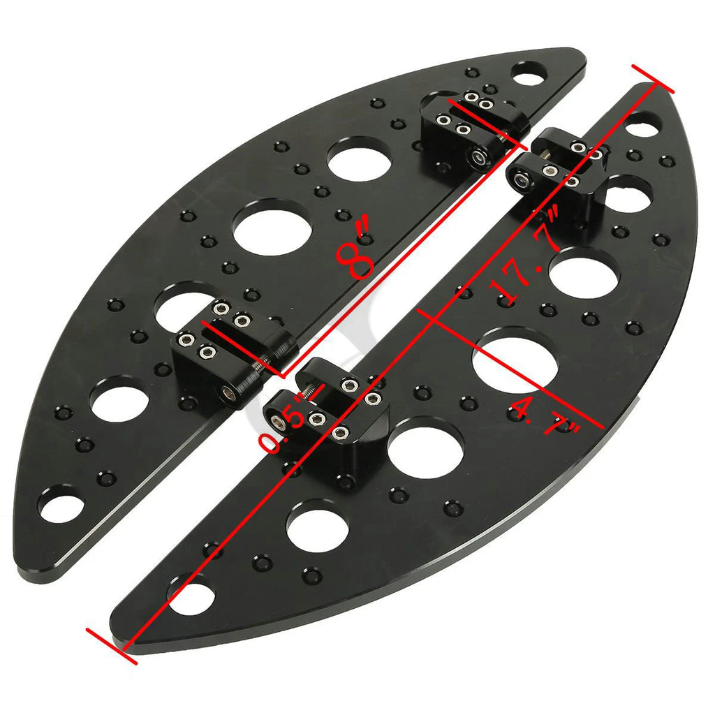 Halfmoon Driver Floorboard Kit for Harley Softail Touring Trike