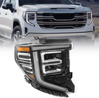 Full LED Headlight Right Passenger Side for GMC Sierra 1500 SLT Denali (2022–2026)