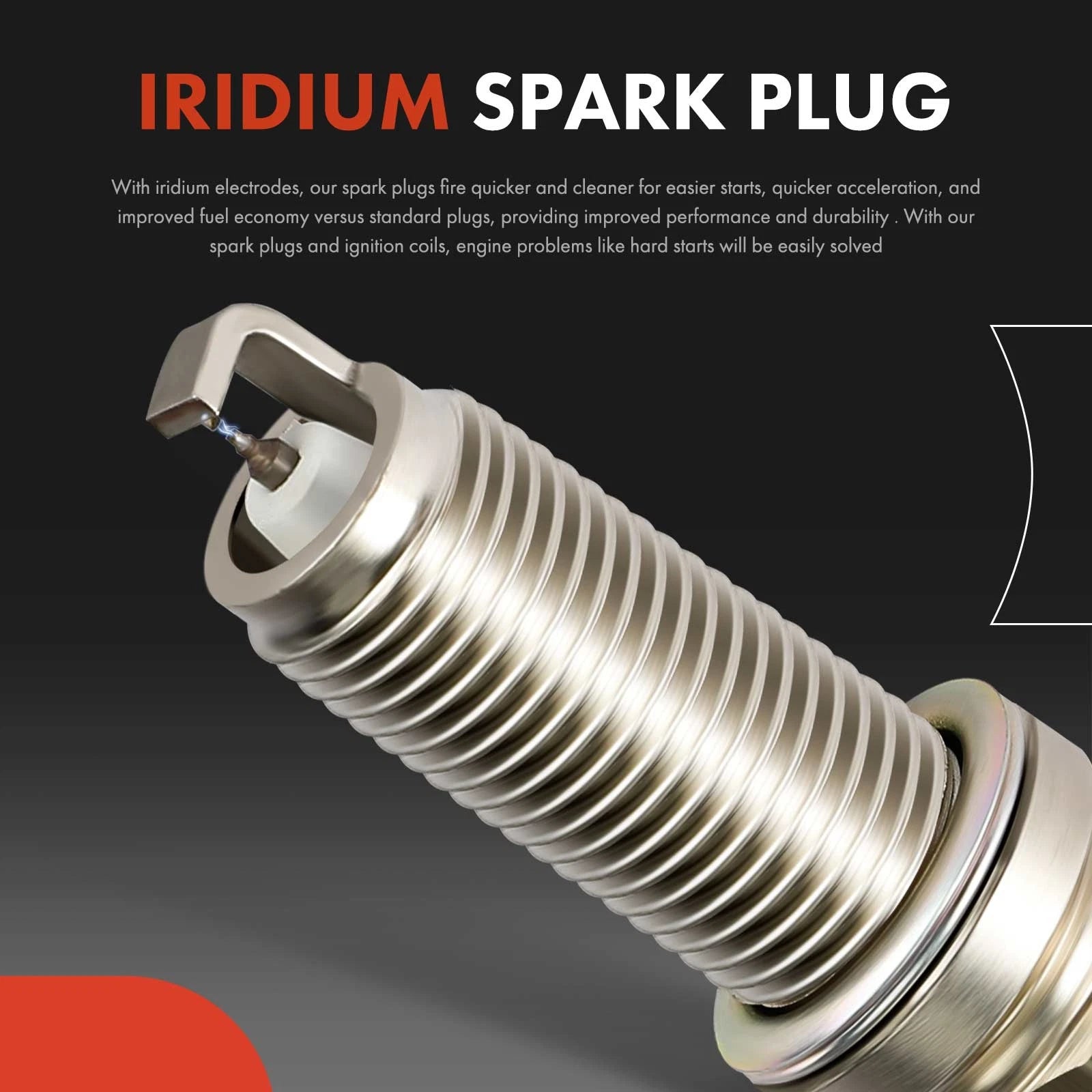 Set of 3 Ignition Coils & 6 Iridium Spark Plugs for Jeep Dodge