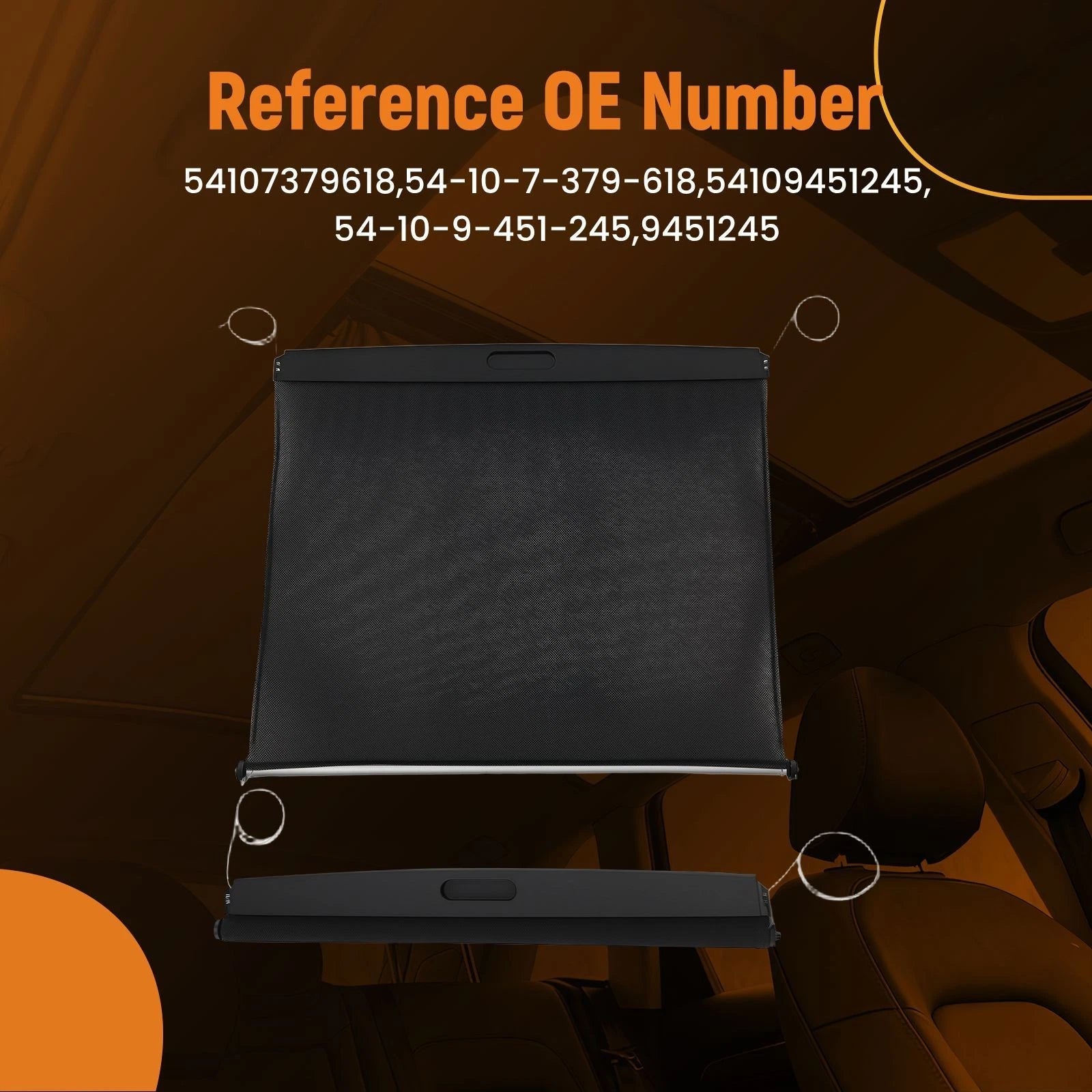 Sunroof Sunshade for Mini Cooper F54 F55 F56 (2014–2022)