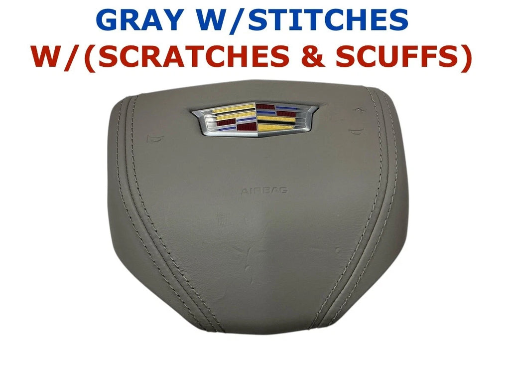 Driver Wheel Airbag for Cadillac Escalade (2021–2024) W/Stitches Gray 84823456