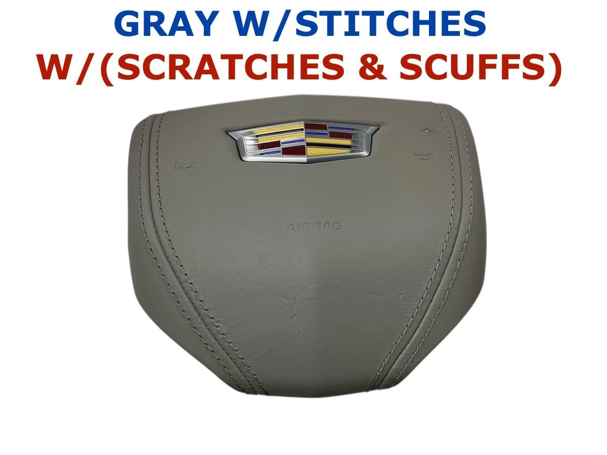 Driver Wheel Airbag for Cadillac Escalade (2021–2024) W/Stitches Gray 84823456