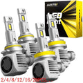 Set of 2 Auxito LED Hi-Lo Headlight Beams for [Make Model] 