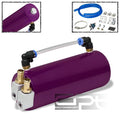 Aluminum Round Purple Oil Catch Tank for JDM Vehicles (750ml)
