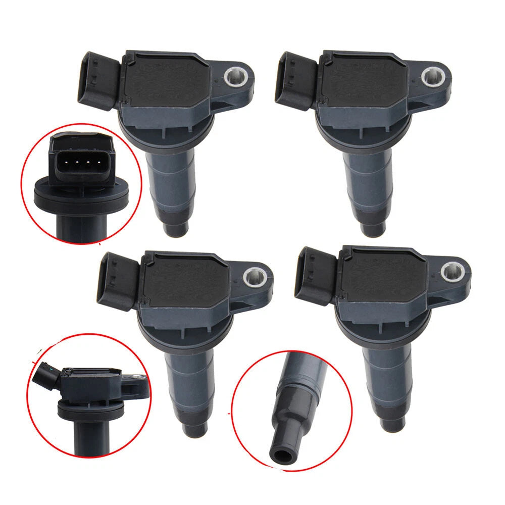 Ignition Coil Set of 4 for Toyota Camry 2007–2011 & Lexus 2.4L 2007–2010