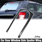 2pcs Black Rear Window Side Spoiler for Volkswagen Golf 7 (2013–2020)