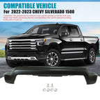 Black Steel Front Bumper for Chevy Silverado 1500 (2022–2023)
