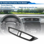 Air Condition Outlet Vent Trim Cover Frame for Honda CR-V (2017–2022) Black