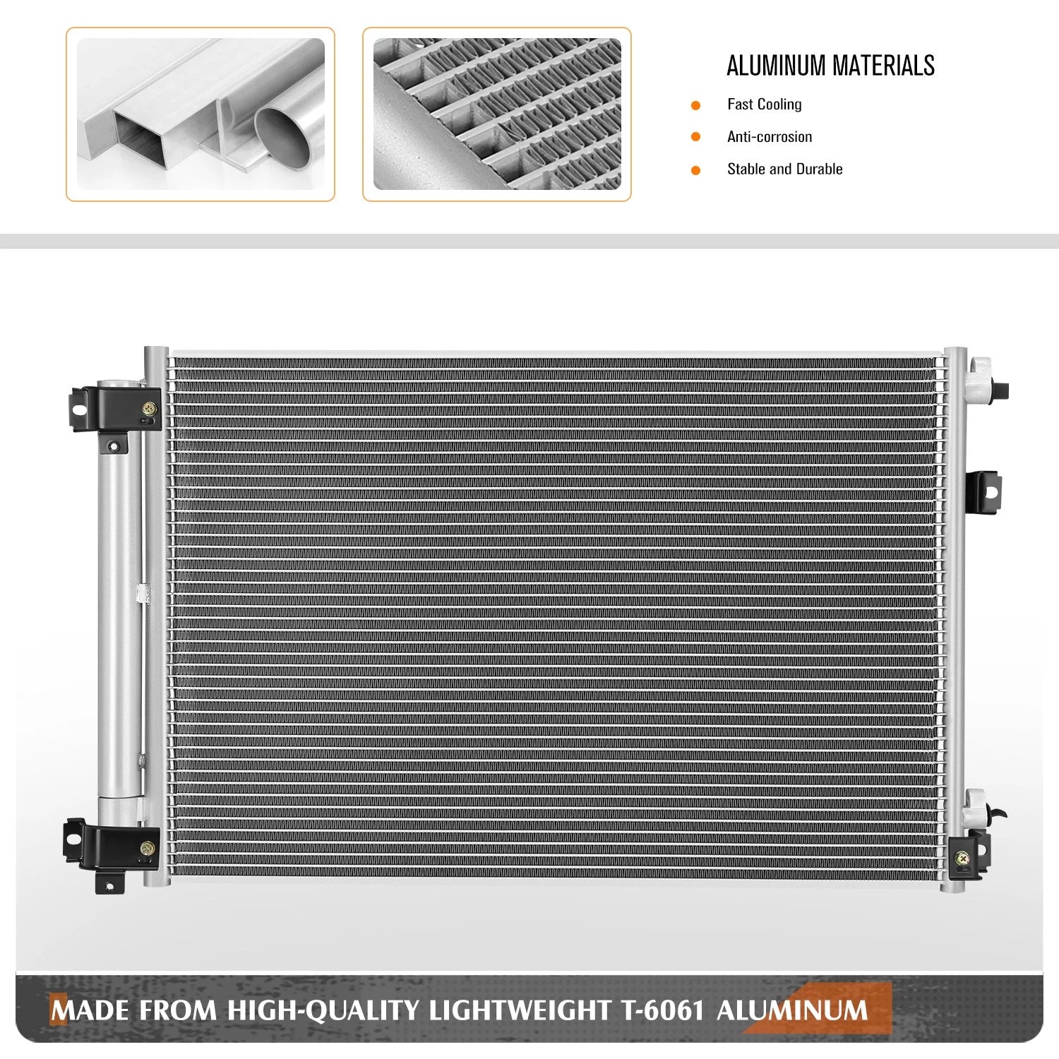 AC Condenser for Subaru B9 Tribeca (2006–2014) Aluminum Core Replacement