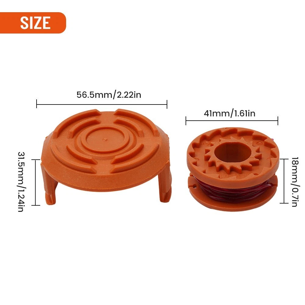 Spool & Cover for WORX WG150E WG151E WG154E WA0010 WA6531 WG160 (2010–2023)