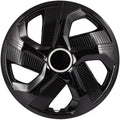 Set of 4 Snap On 15" Black Wheel Covers Hub Caps for R15 Tire & Rim