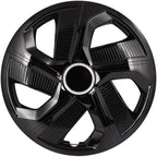 Set of 4 Snap On 15" Black Wheel Covers Hub Caps for R15 Tire & Rim