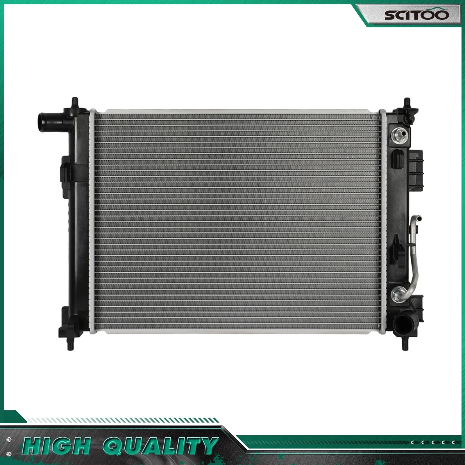 Aluminum Radiator for Hyundai Accent (2018–2021) & Kia Rio (2018–2020) 1.6L L4