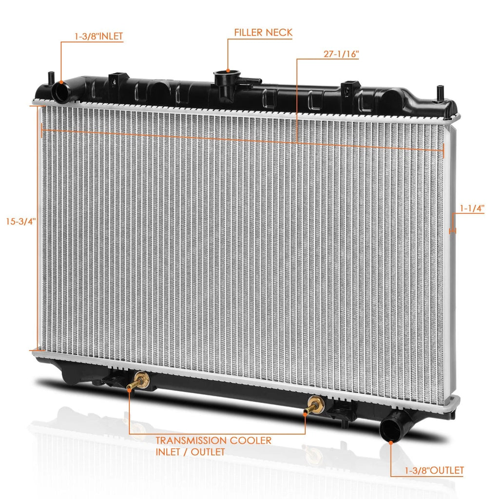OE Style Full Aluminum Radiator for Nissan Maxima/Infiniti I30 (1995–1999) DPI-1752