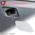 Bumper Trim Nozzle Cover No. 51117231080 for BMW Z4 (2009–2016) Silver Tone
