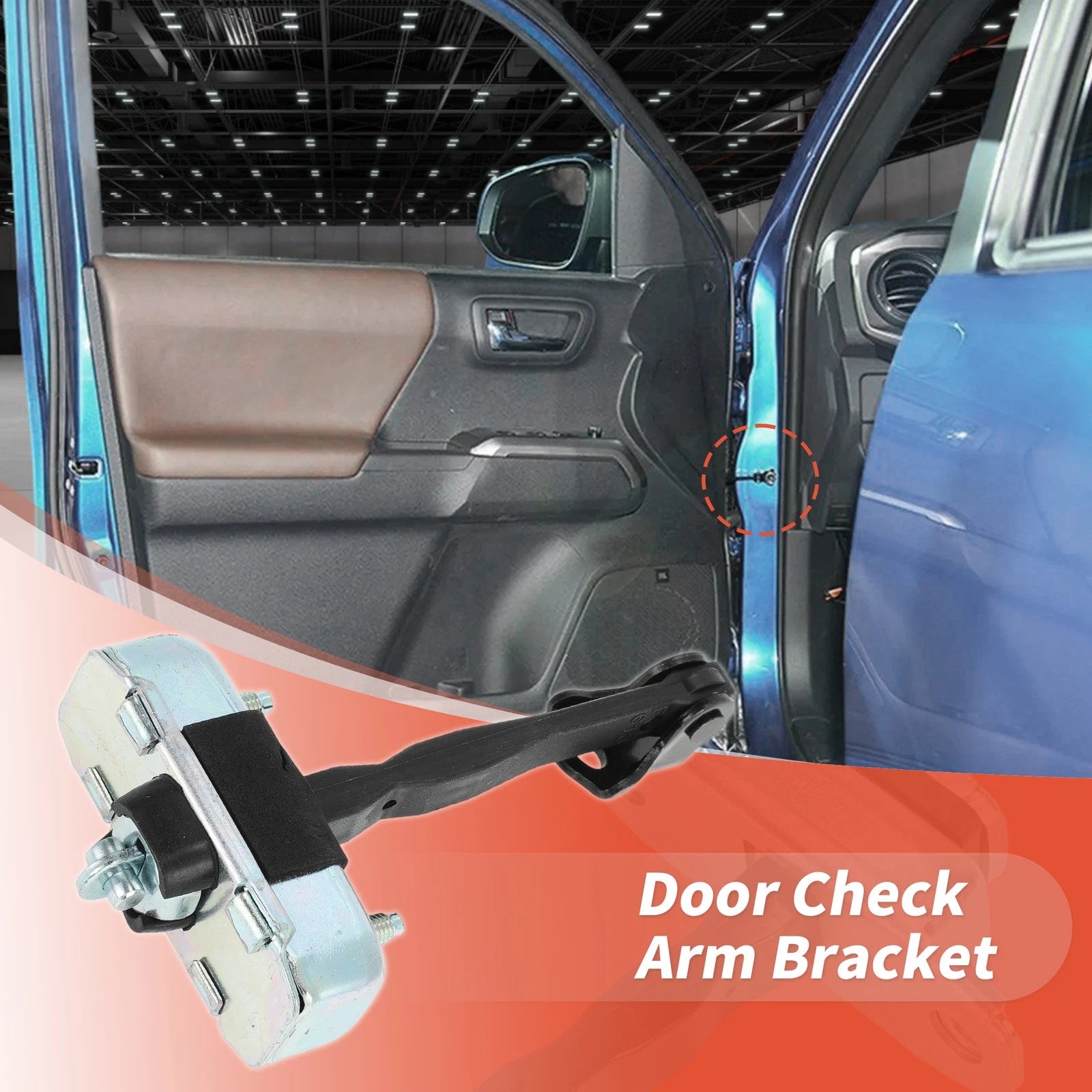 Front LH RH Door Check Strap Limiter for Toyota Tacoma (2016–2023) No. 6861004030