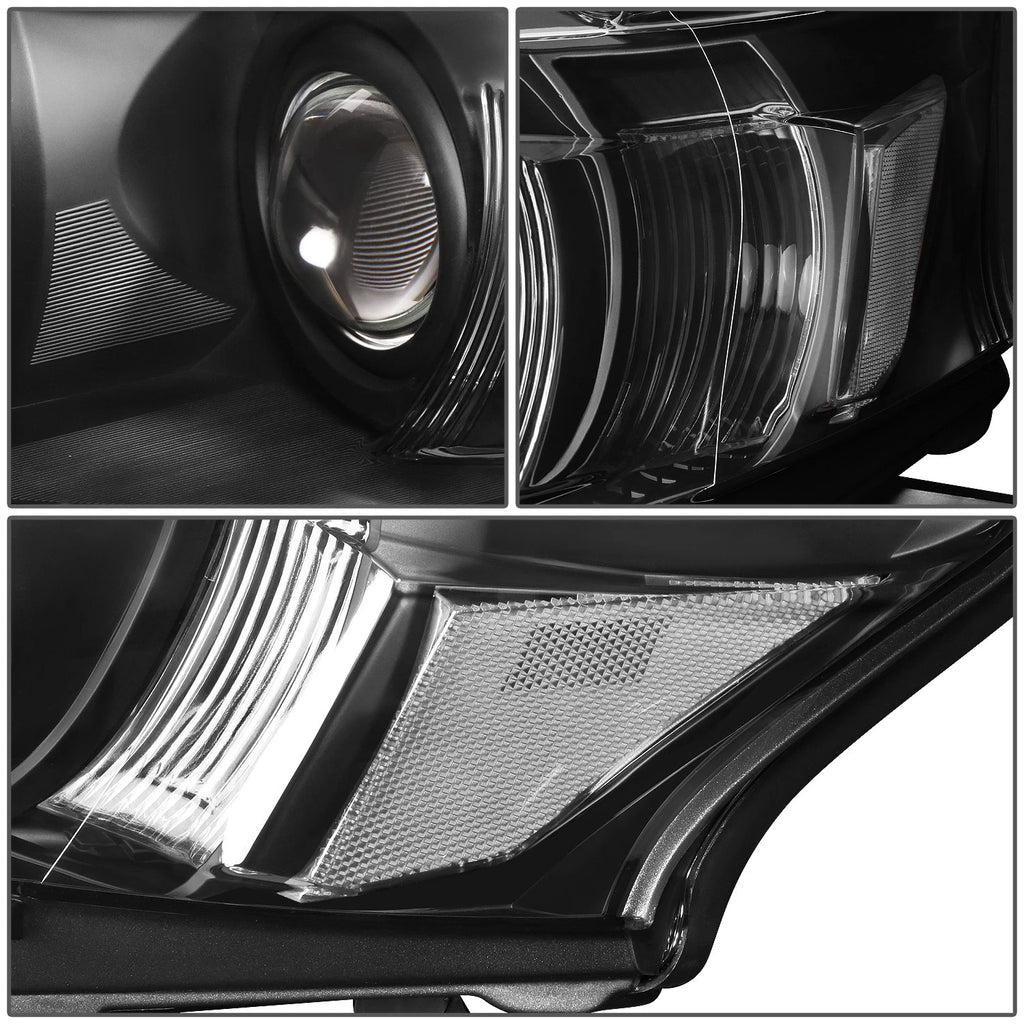 Projector Headlights Assembly for Lexus RX350 (2010–2012) - Black/Clear