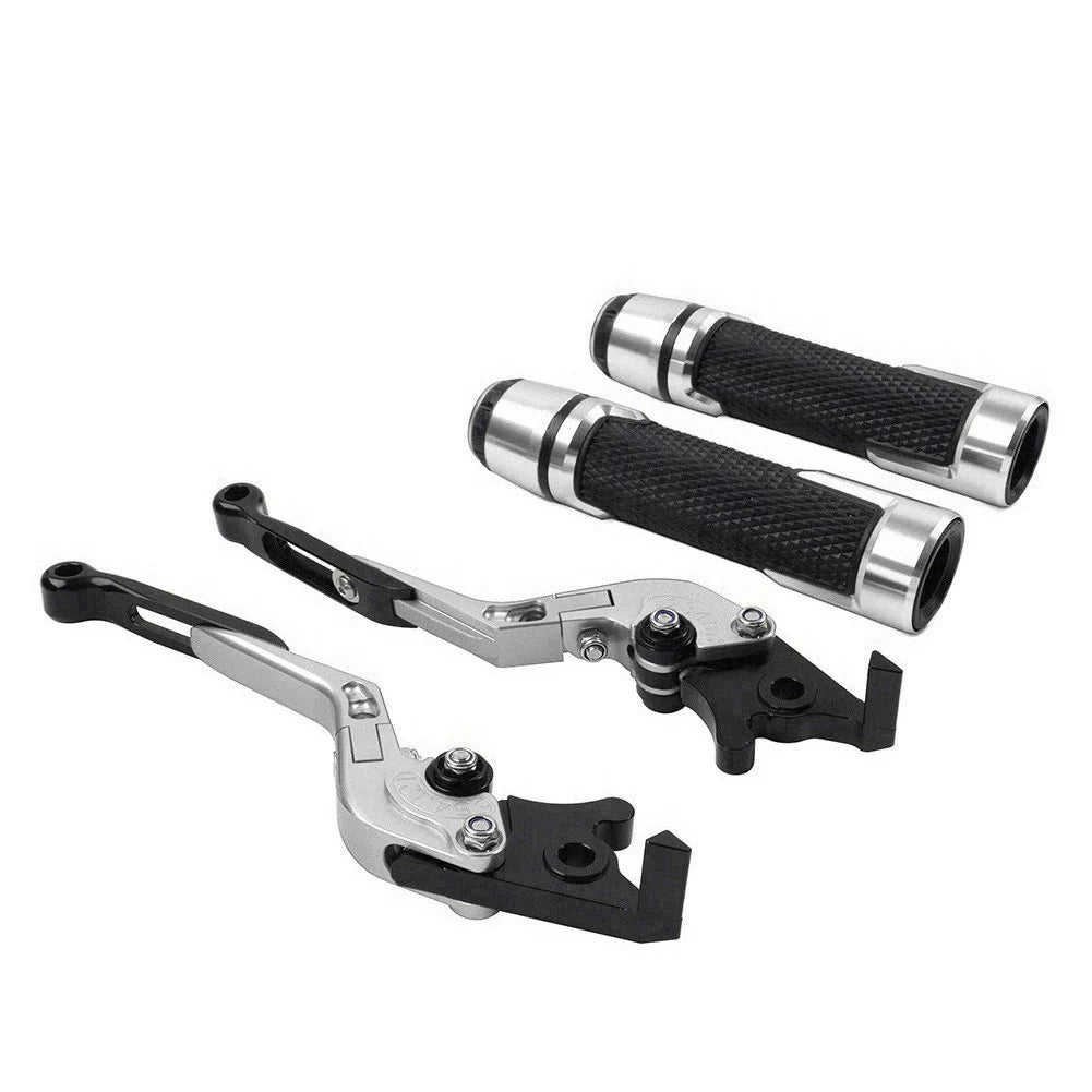 Folding Extendable Brake Clutch Lever Grip Set for Yamaha YZF R3 MT-03 (2015-2023)