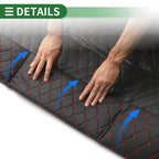 Heightened Edge Cargo Liner Trunk Mat for Honda CRV Hybrid (2017-2021) Black