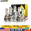 Set of 4 H11 H8 9006 9005 H4 9003 LED Headlight Bulbs 6500K