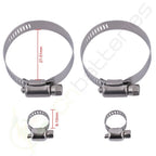 Radiator for Chevrolet Prizm (1998–2002) w/ 8-10mm 27-51mm Hose Clamps