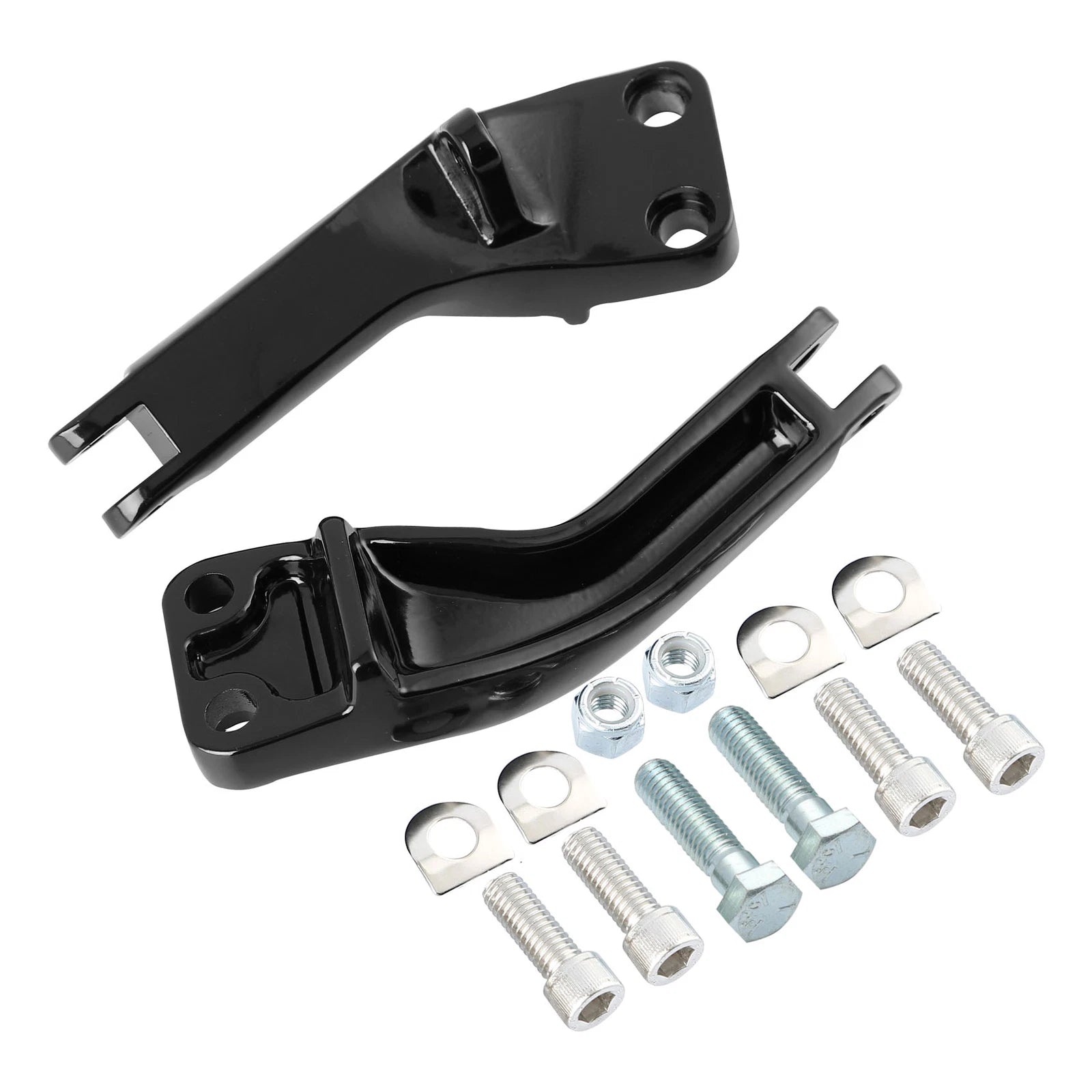 Passenger Foot Peg Mount Brackets for Harley Dyna Wide Glide Street Bob (2006–2017)