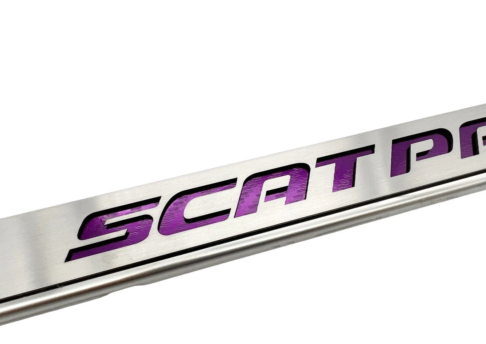 License Plate Frame with Carbon Fiber Inlay for Dodge Scat Pack (2015–2023)