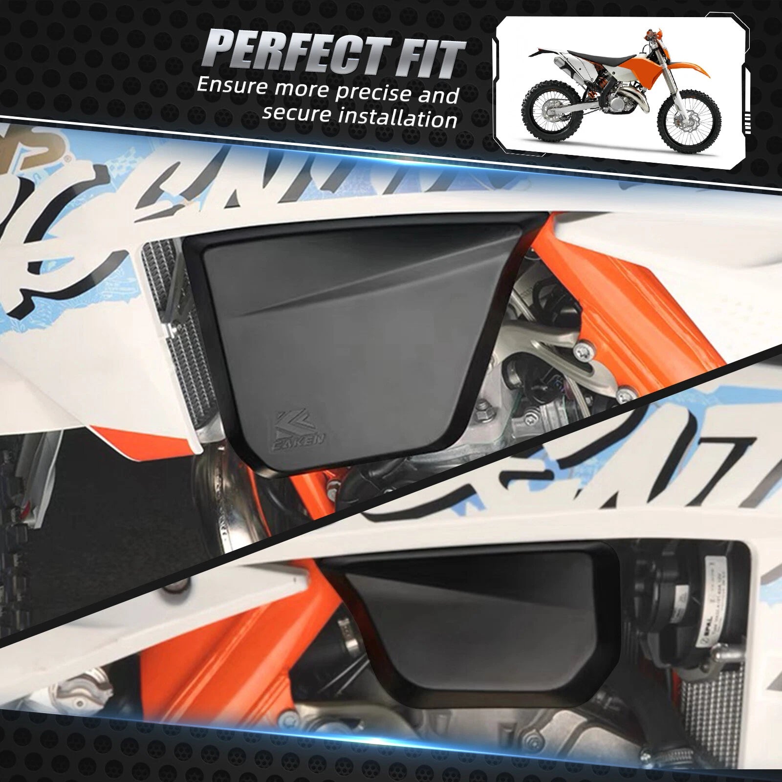 Fuel Tank Cover Set for KTM EXC 150 250 300 XC 250 300 (2023–2024)