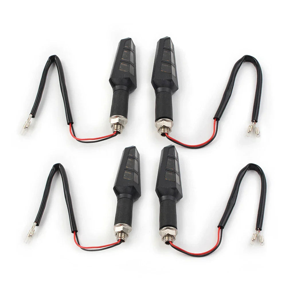 4 x Motorcycle LED Turn Signal Lights for Universal Scooter