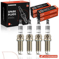 Set of 4 Double Iridium Spark Plugs for Honda Civic (2012–2015) Accord (2008–2012) HR-V