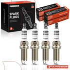 Set of 4 Double Iridium Spark Plugs for Honda Civic (2012–2015) Accord (2008–2012) HR-V