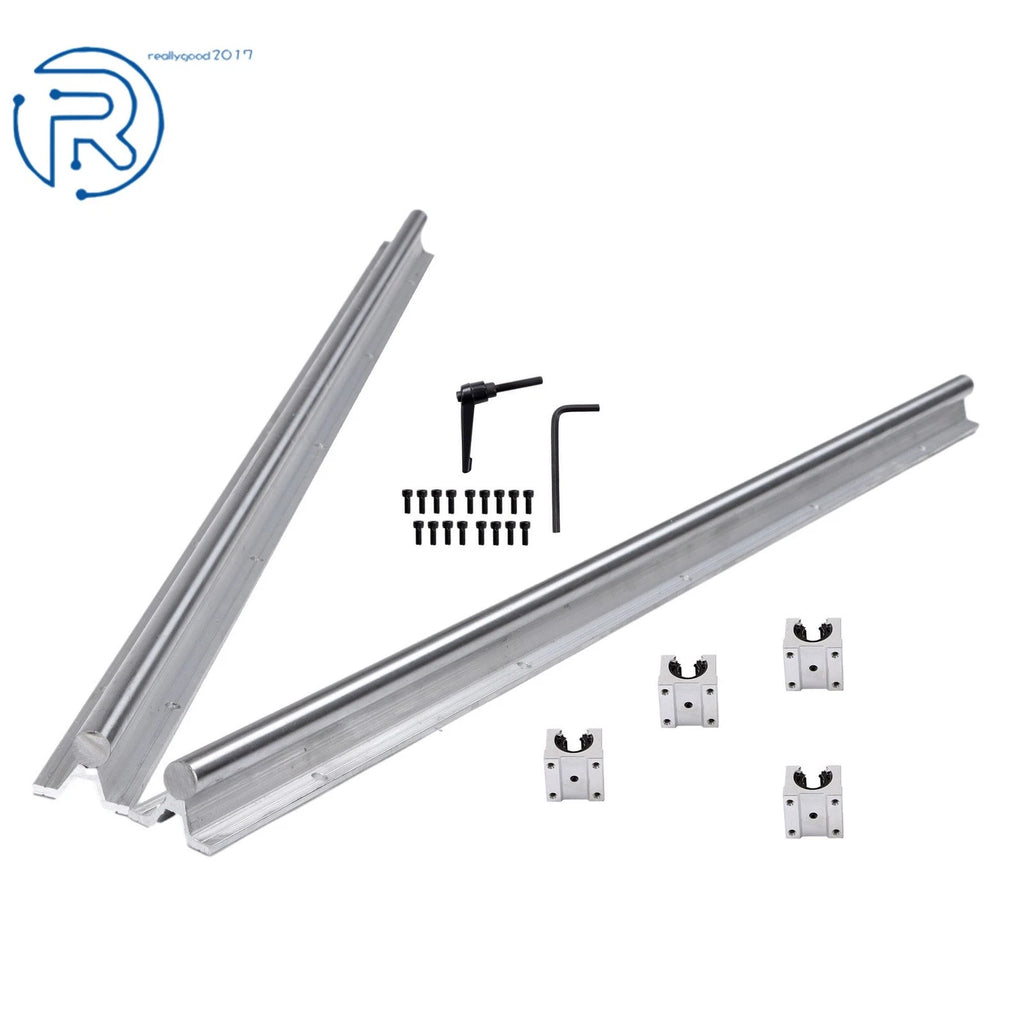 Set of 2 Linear Rails & 4 Carriage Bearing Blocks for SBR16