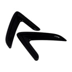 2 x Black Side Wing Air Draft Fender Trim for BMW X5 F15 (2014-2016)