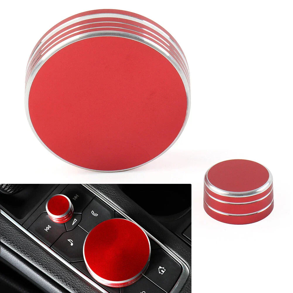 Volume Knob Cover for Cadillac CT5 CT6 XT4 XT5 XT6 (2019-2020) Red