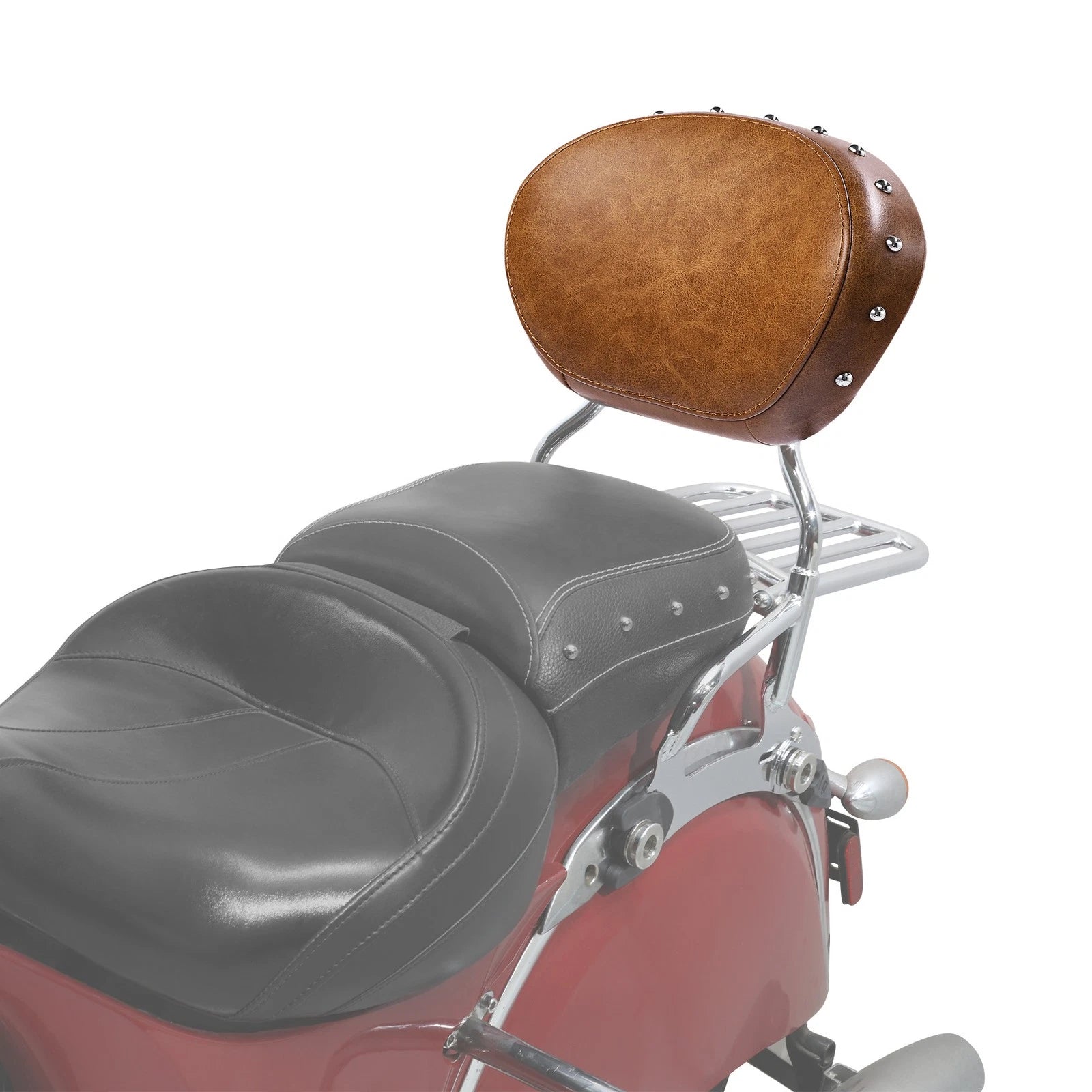 12" Backrest Pad Sissy Bar for Indian Chief Dark Horse (2016–2018)