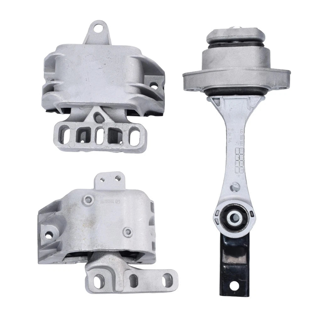 3X Engine Mount & Torque Strut Mount for Audi TT L4-1.8L (2000–2006)