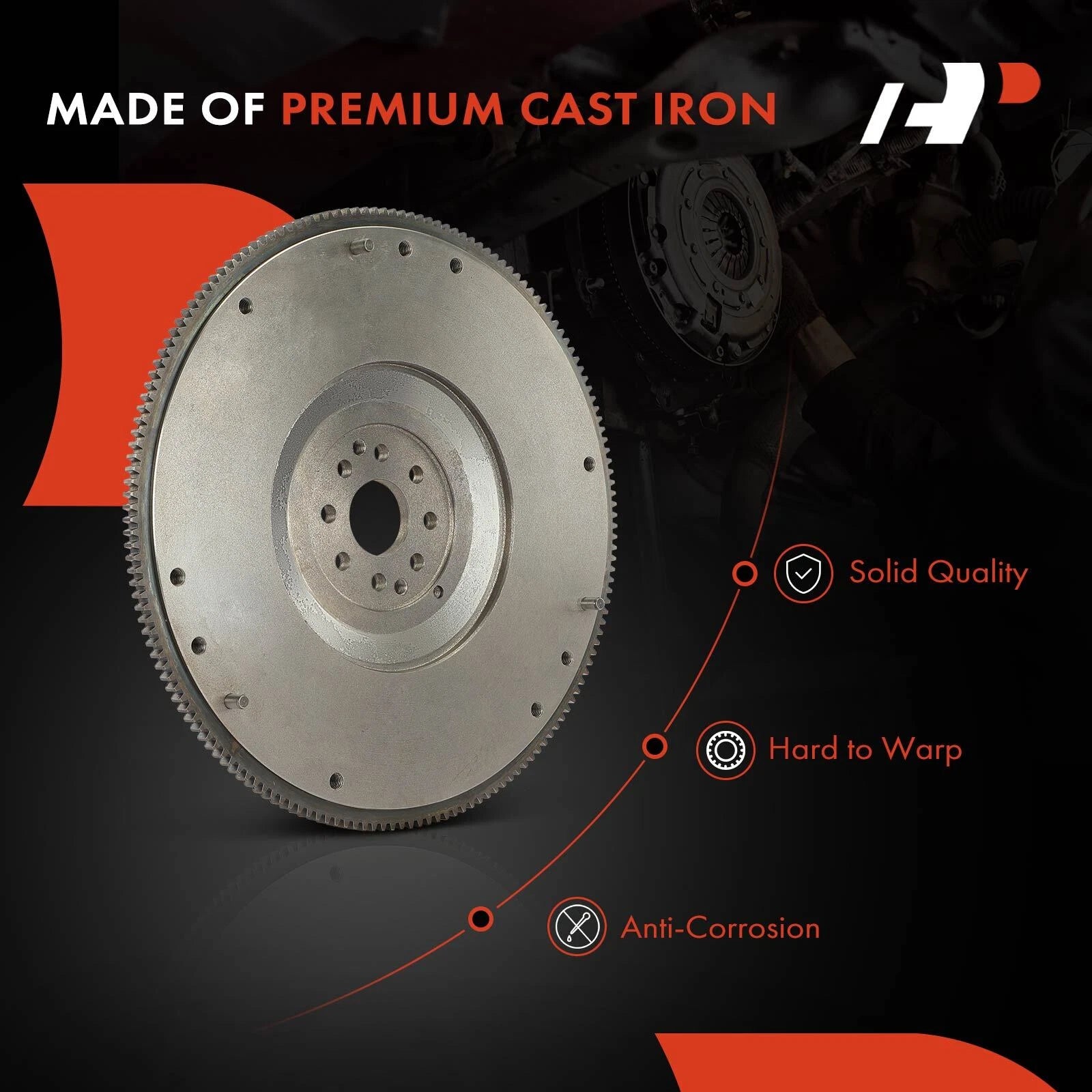 Clutch Flywheel for Ford Mustang (2011–2017) 8 Holes 164T